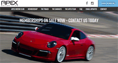 Desktop Screenshot of apexmotorclub.com